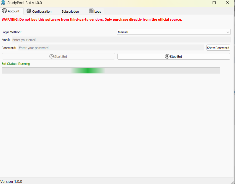 Account Dashboard